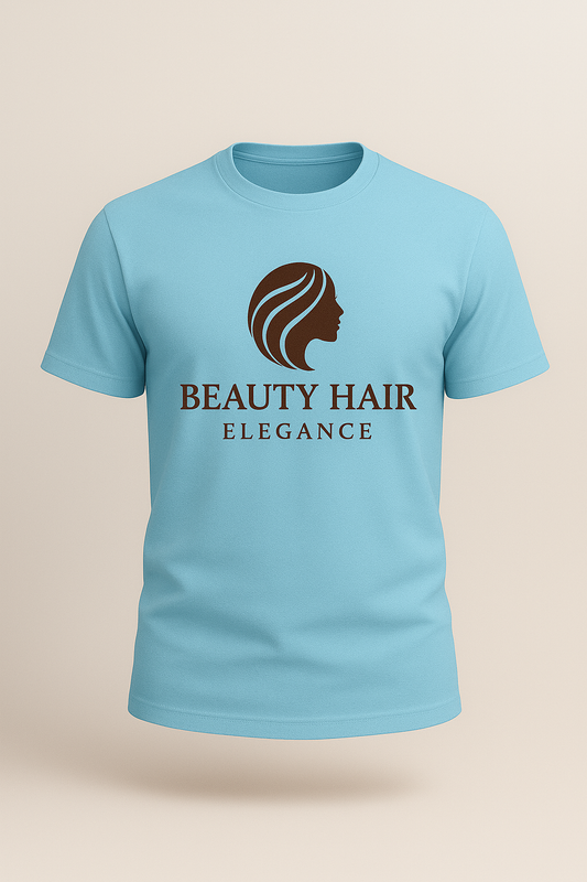 Tee shirt HairBeautyPro - Bleu